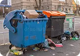Overflown Trash Can